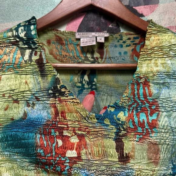 Alberto Makali Vintage 90s Y2K designer top - Picture 7 of 8